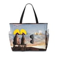 thumbnail image 1 of Easygdp Elephant Giraffe Bolsa de Viaje de Playa de Gran Capacidad, Bolsa Tote Perfecta para la Playa, Escapadas de Fin de Semana y Viajes, 1 of 7