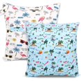 thumbnail image 1 of HAYAN2pcs Cloth Diaper Wet Dry Bags, Waterproof Reusable Wet Bag with 2 Zipper Pockets & Handle, Washable Laundry Bags for Baby Adult Clothes Travel Beach Pool Daycare Yoga Gym Exercise Swimsuits,, 1 of 1