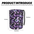 thumbnail image 3 of Kdxio Pink purple rainbow flower butterfly Car Trash Can Garbage Car Accessories Trash Can Car Waste Bin for for Driver and Passenger Any Vehicle, 3 of 7