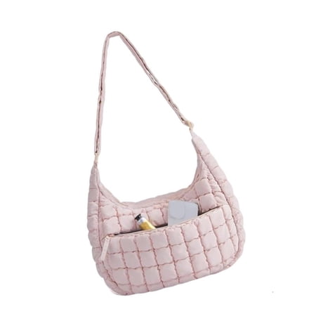 CEORPER Quilted Crossbody Purses Trendy Shoulder Bag Handbag Hobos Bags Crossbody Bag