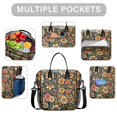 thumbnail image 2 of Pioneer Flower Floral Print Pattern Womens Lunch Box for Work,Insulated Large Lunch Bag for Tween and Teen,Loncheras Para Mujer,Leakproof Adult Lunch Bag for Work,Beach,Travel,Picnic,Camping, 2 of 7