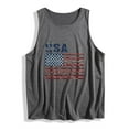 thumbnail image 4 of Goodtrade8 Summer Tank Tops for Women July 4th Casual Pullover Sleeveless Shirts Red White and Blue Patriotic American Flag Crew Neck Womens Tanks Lightweight, 4 of 4