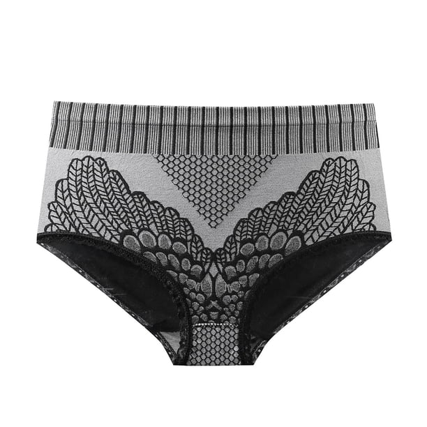 Ropa Interior Para Mujer Calzoncillos Sin Costuras Borde de Encaje de Color Pantalones Cortos de Cintura Alta Fajas Bragas Con Control de Barriga Odeerbi ODB140185