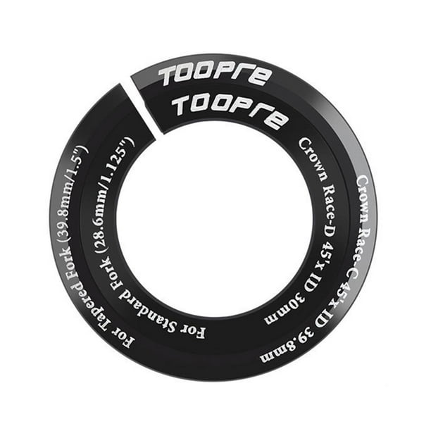 Adaptador de conversión de espaciador de base de auricular de bicicleta, aleación de aluminio, horquilla cónica de 1,5 pulgadas kusrkot Espaciador de base de dirección de bicicleta