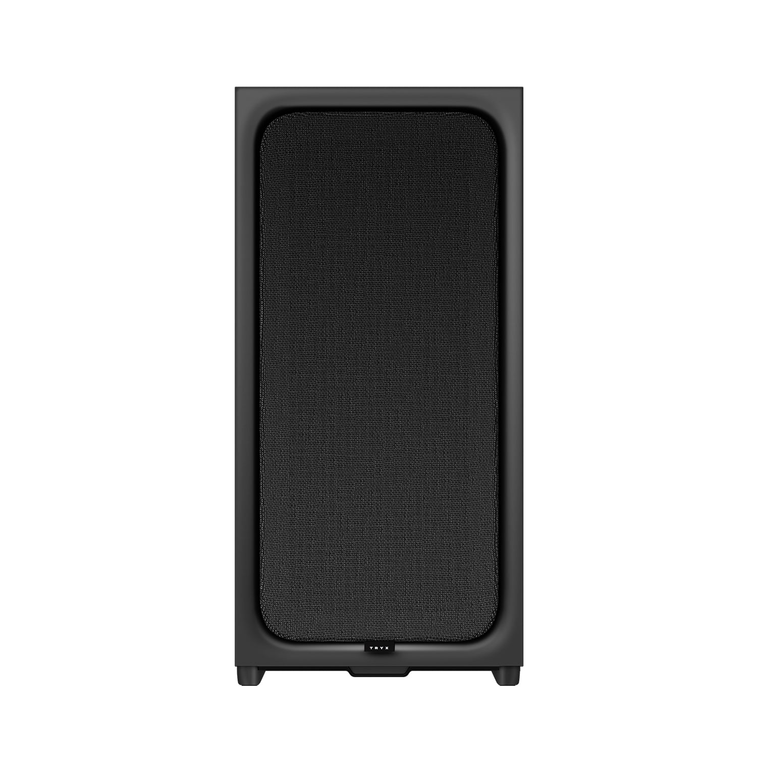 TRYX FLOVA PC Case Mid-Tower, Premium Fabric, CrossFlow Fan, Tool-Free Build, 58L Spacious Design, Supports RTX 5090 GPU & 360mm Liquid Cooling – Black