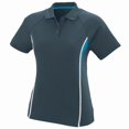 thumbnail image 1 of Ladies Rival Polo S Slate/Power Blue/White, 1 of 1