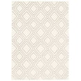 thumbnail image 1 of Ambiance Geod White/Grey microfiber Rug 7'10" x 10'2", 1 of 7