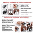 thumbnail image 3 of Tope De Puerta Montada En El Piso, Tapón De La Puerta De Media Luna Acero Inoxidable Resistente A Los Rasguños Para Residencias Para Oficinas, 3 of 7