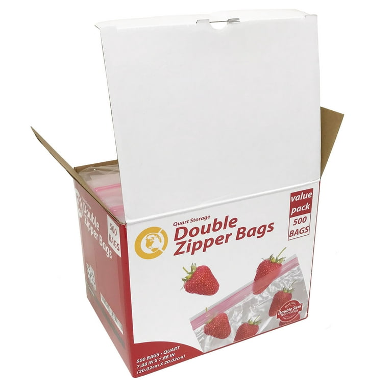 Commercial Bargains Zipper Storage Bags With Double Seal Technology, F –  Commercial Bargains Inc.