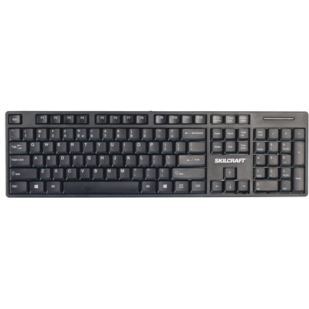 UPC: 0643720038504 | SKILCRAFT  NSN6774742  USB Wired Keyboard  1  Black
