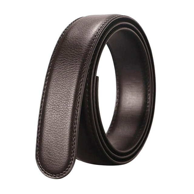 Ceinture de Remplacement en Cuir PU Sans Boucle pour Pantalon