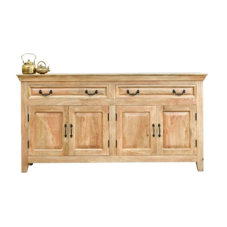 Modholic Asmine 69" Solid Wood Sideboard, Natural