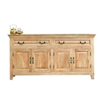 Modholic Asmine 69" Solid Wood Sideboard, Natural