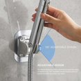 thumbnail image 2 of Shower Head Holder Adhesive Adjustable Handheld Shower Wand Holder No Drilling, 2 of 5