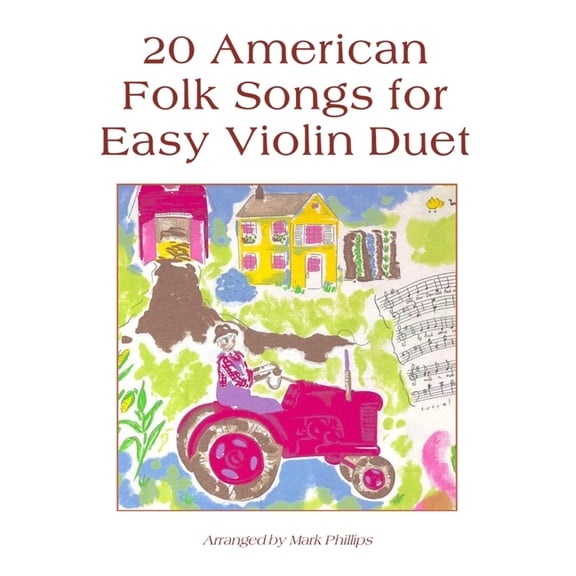 Violin Duet Anthology 20 American Folk Songs for Easy Violin Duet, (Paperback)