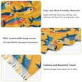 thumbnail image 5 of FORMRS Womens Scarf Winter Soft Long Big Warm Shawls Wrap Tassel Scarves, Yellow Sardines Pattern, 5 of 9