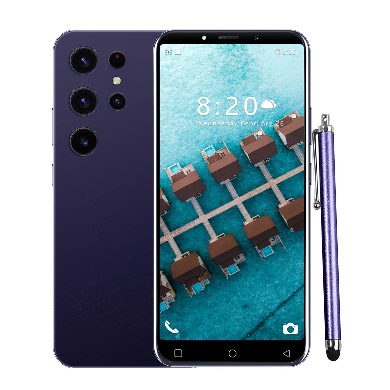 LangPing 2025 Unlocked android Smartphone 8Gb Rom+1Gb Ram android Phone 5In Hd Cell Phone 2Mp Rear Camera System 1500Mah Phone Mobile Phone Large Storage