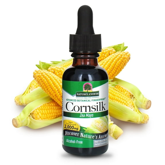 Nature's Answer Alcohol-Free Cornsilk 2000mg 1oz Extract, Urinary Support