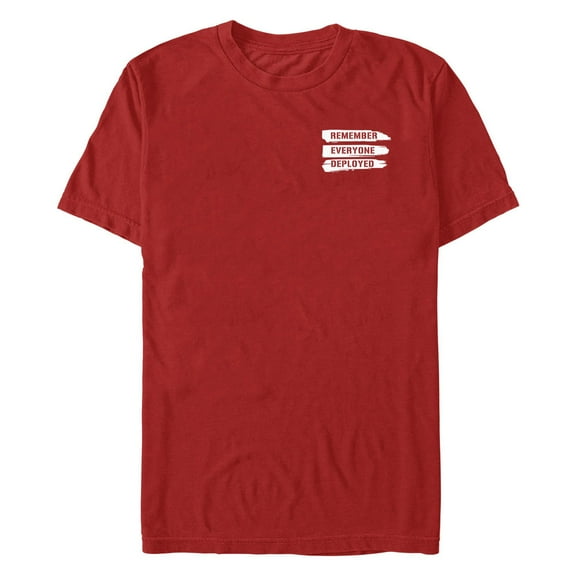 Men's Lost Gods Remember Everyone Deployed Graphic T-Shirt