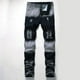 thumbnail image 1 of Pantalones vaqueros de longitud completa, pantalones de moda para hombre, bolsillos, botones, cremallera, pantalones vaqueros, pantalones de longitud completa, pantalones vaqueros para hombre., 1 of 9