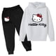 thumbnail image 4 of Conjunto de sudadera y pantalones para niño y niña, primavera y otoño, sudadera holgada, chándal, ropa para niño de 4 a 14 años, 4 of 5