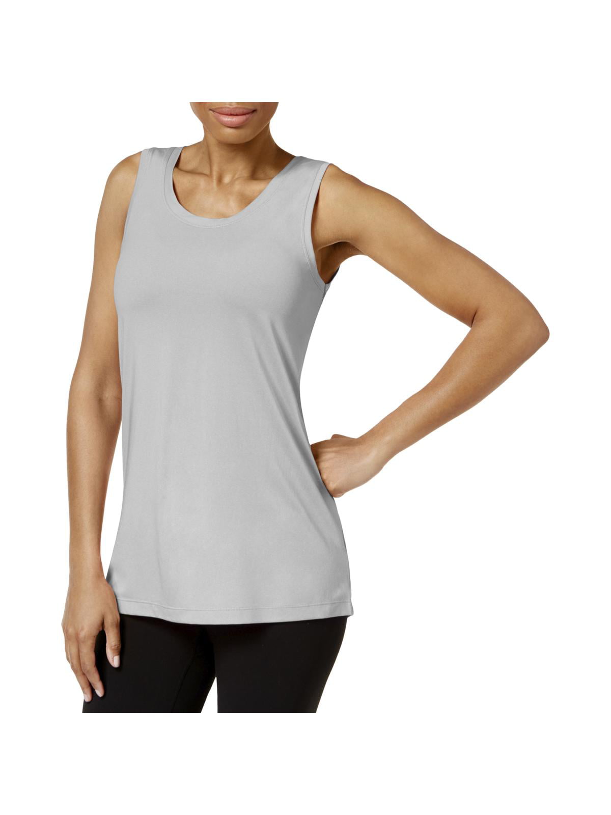 Long Sleeve Activewear Top w/Side Slits Gaiam Womens Strappy Open Back Yoga Shirt