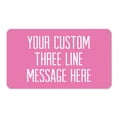 thumbnail image 6 of Three Line Message Tin Sign, 6 of 6