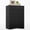 Black-6 Drawers, variant on Aiho White 3 Drawer Dresser, Modern Wood Chest with Anti-Tip Device & Recessed Handles for Bedroom Living Room