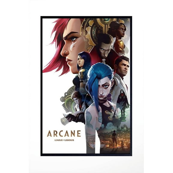 BINFA-Wall Art Arcane League of Legends Anime 18" x 12" Poster