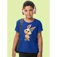 thumbnail image 2 of Happy Bunny T-Shirt Juniors -Image by Shutterstock,  x-Small, 2 of 4