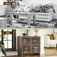 thumbnail image 2 of Buffet Coffee Bar Cabinet with 2 Doors& Adjustable Shelves,Mid-Century Modern Sideboard Buffet Cabinet for Kitchen,Entryway,Living Room, 2 of 8