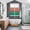 Green Orange, variant on Red Green Ombre Kitchen Curtains Window Panels, Modern Art Gradient Orange Insulated Window Treatment Curtain, Grommet Curtains for Bedroom/Living Room/Bathroom, 2 Piece 27.5"Wx39"L