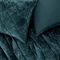thumbnail image 2 of Wonderful Bedding Diamond Quilting Luxury Crushed Velvet 3-Pieces Quilt Set, 2 of 7