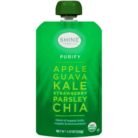 Shine Pouch - Shine Organics™ Purify Fruit & Vegetable Blend 4.22 oz. Pouch