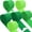 Green, variant on Pink Crepe Paper 6 Pcs Streamers for Party Decorations, Birthday Wedding DIY Crafts, Gift Wrapping Supplies