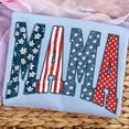 thumbnail image 2 of Preppy Patriotic Mama Shirt Checkered Patriotic Mom Tshirt Red White Blue Bows Coquette 4th of July America 250 Anniversary, 2 of 6