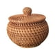 thumbnail image 2 of Cesta de ratán, organizador multiusos decorativo hecho a mano, cesta de mimbre frasco, 2 of 9