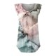 thumbnail image 2 of Gibobby Playera de Manga Corta con Cuello Redondo Camisetas sin mangas para mujer Camisetas sueltas verano con volantes Camisas sin mangas plisadas(Gris,XL), 2 of 4