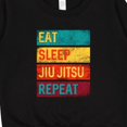 thumbnail image 3 of Inktastic Eat Sleep Jiu Jitsu Repeat Toddler Sweatshirt, 3 of 4