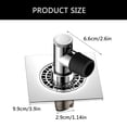 thumbnail image 3 of AOOOWER Washing Machine Floor Drain Joint Bathroom Sewer Hose Adapter Drain Connector, 3 of 11