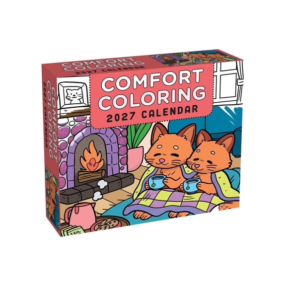Comfort Coloring 2027 Day-To-Day Calendar, (Paperback)