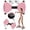 Pink, variant on Waist Twister Machine with Smart Digital Counter and Resistance Bands 300 Lbs Capacity, Noiseless Ab Twister Board for Home Exercise, Fitness Equipment Ideal for Women to Burn Belly Fat and Tone Body