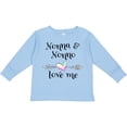 thumbnail image 3 of Inktastic Nonna and Nonno Love Me Heart Grandchild Boys or Girls Long Sleeve Toddler T-Shirt, 3 of 5