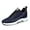 Blue, variant on Men's and women's 6cm Hidden Height Increase Insoles Casual Shoes, Lightweight Breathable Mesh Trainers with Lace-Up Closure
