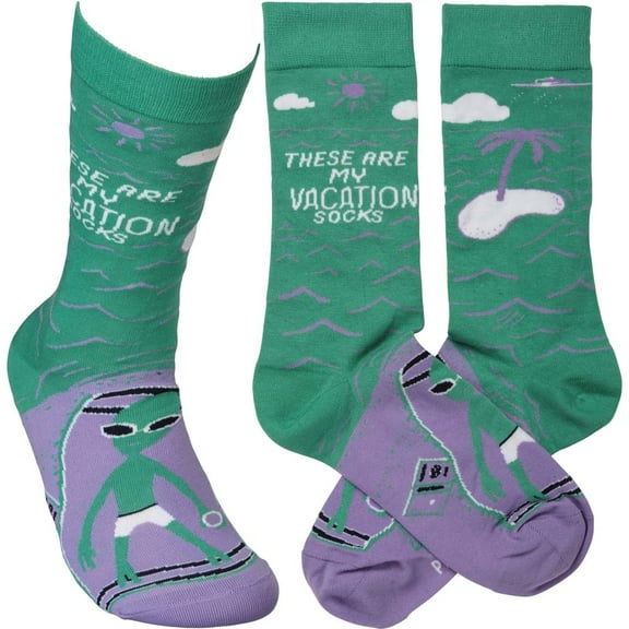Primitives Socks - These Are My Vacation Socks