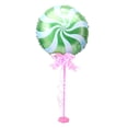 thumbnail image 2 of Kit de globo de aluminio con forma de molino de viento y base de columna para decoración de bodas, baby showers y fiestas. Verde, 2 of 5