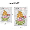 thumbnail image 2 of SKYSONIC Summer Funny Gnome Double-Sided Printed Garden House Sports Flag 28x40in Polyester Decorative Flags for Courtyard Garden Flowerpot, 2 of 7