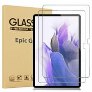 2 Pack EpicGadget Screen Protector for Samsung Galaxy Tab S8+ (2022) 12.4 Inch Scratch Resistant Bubble Free Tempered Glass Screen Protector for Samsung Tab S8 Plus 12.4 Tablet (SM-X800/SM-X806)