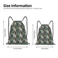 thumbnail image 2 of Xecao Halloween Potions Pattern Sports Drawstring Backpack - String Swim Gym Bag with Wet Proof Pocket for Women&Men-Small, 2 of 6
