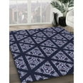 thumbnail image 3 of Ahgly Company Machine Washable Indoor Rectangle Transitional Periwinkle Purple Area Rugs, 2' x 3', 3 of 7